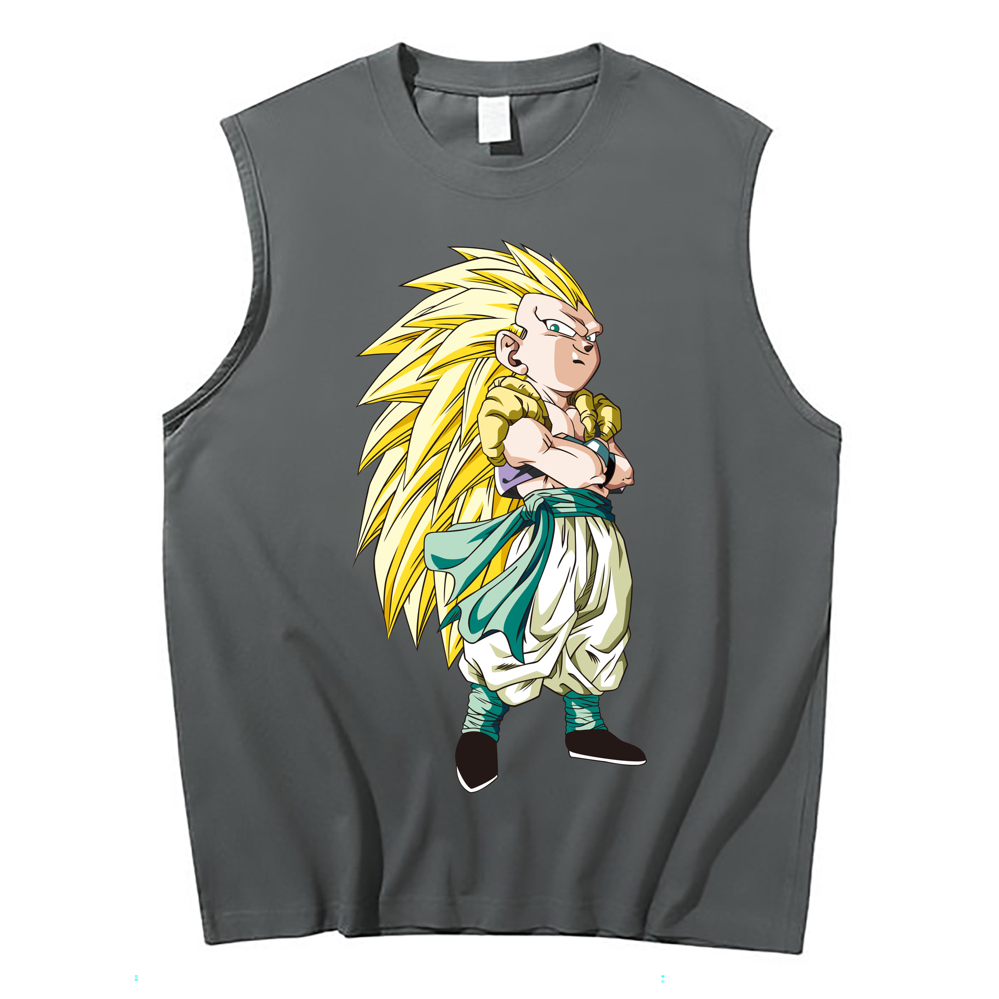 （画像用） ドラゴンボール ベジット DRAGON BALL Vegetto コットン100％タンクトップ（フロントプリント）